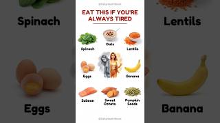 Eat This If You're Always Tired #shorts #tired #energy #fatigue