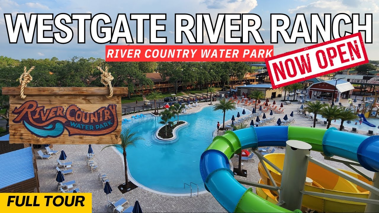 NOW OPEN! River Country Water Park at Westgate River Ranch & Rodeo (4K)