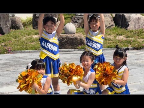チアダンスRAINBOW鳥取『①ｰ⑪CLAP CLAP/NiziU』中国庭園燕趙園 黄金節