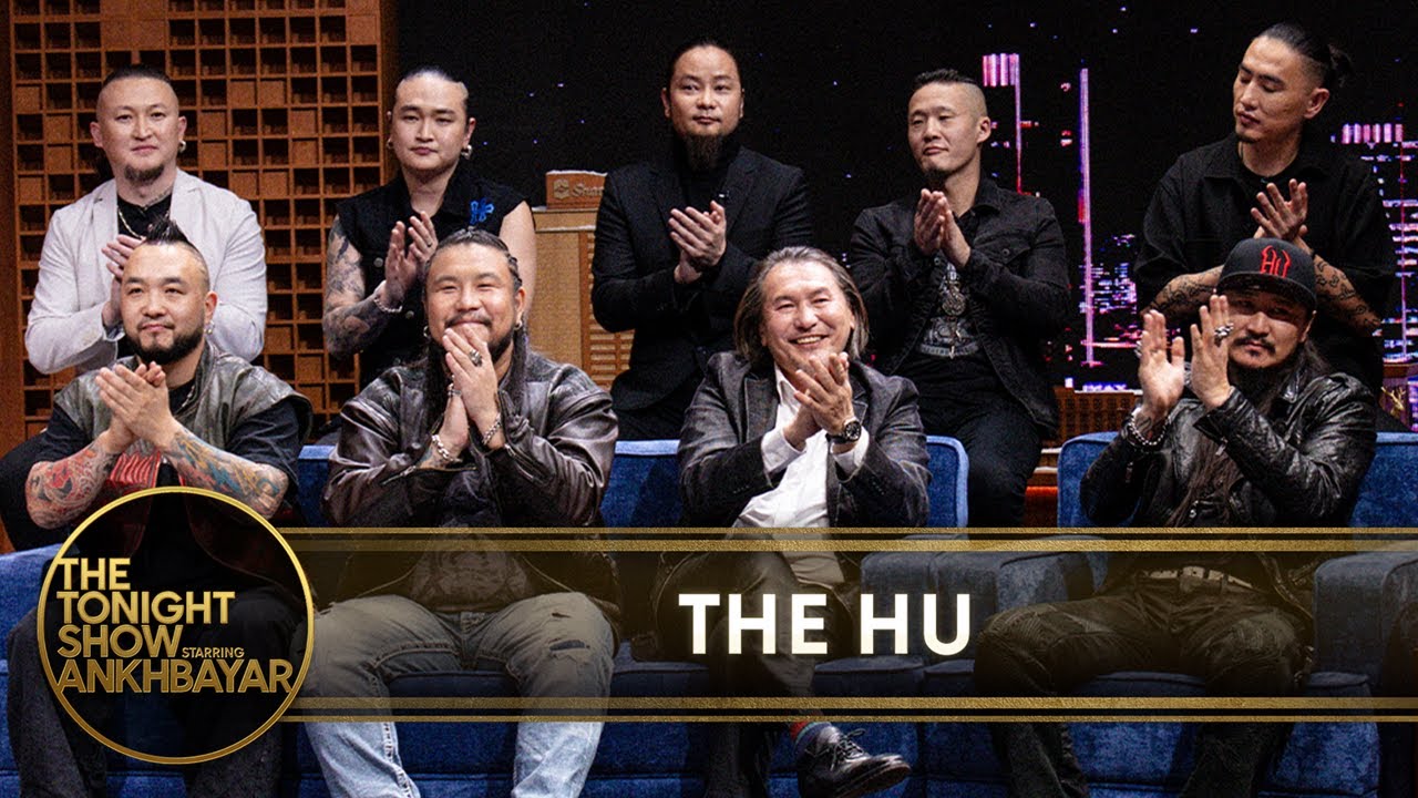 Металын домгуудтай дэлхийг тойрсон The HU | The Tonight Show Starring Ankhbayar
