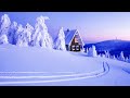 Beautiful Winter Snow Scene + Calming Piano Music For Deep Sleep Music -  Heavenly Christmas Music 1