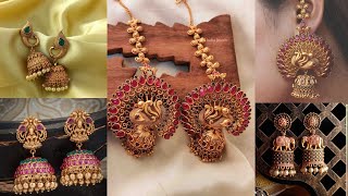 Latest Gold Jhumka Designs, Beautiful Jhumka Designs for weddign, Bridal Jhumka earrings collections screenshot 4