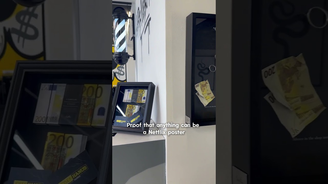 Proof that anything can be Netflix poster ! 