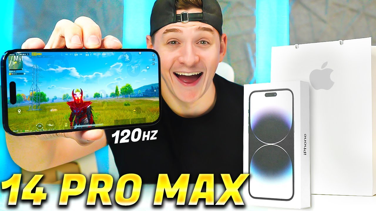 iPhone 14 Pro Max Unboxing & Gameplay (PUBG, NEW STATE, APEX MOBILE)
