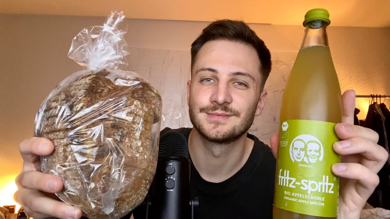 Brot Essen & Apfelschorle Trinken | ASMR