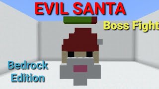 Evil Santa Boss fight in Minecraft - Christmas special (MCPE command block creation)