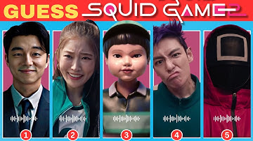 Guess Squid Game 2 Characters by Their Voice & Emojis ~ Squid Game Season 2 Quiz |Thanos, Player 456