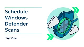 How To Schedule A Windows Defender Scan (w/ SCREEN RECORDING)