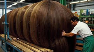 MUST WATCH!:How HAIR WIGS are made!SUBSCRIBE NOW FOR MORE! You need to see this interesting process.