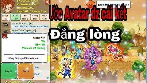 Ngọc Rồng Online- ước Avatar vip cái kết đắng lòng