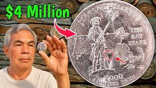 This 2000 Massachusetts Quarter is Worth $4 Million!? 💰 | Rare Coin You Must Check! #oldcoins