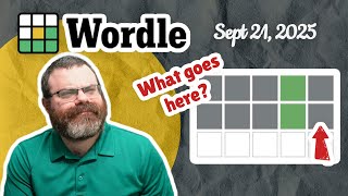 Only one green? | Wordle #1555 (Sept 21st, 2025)