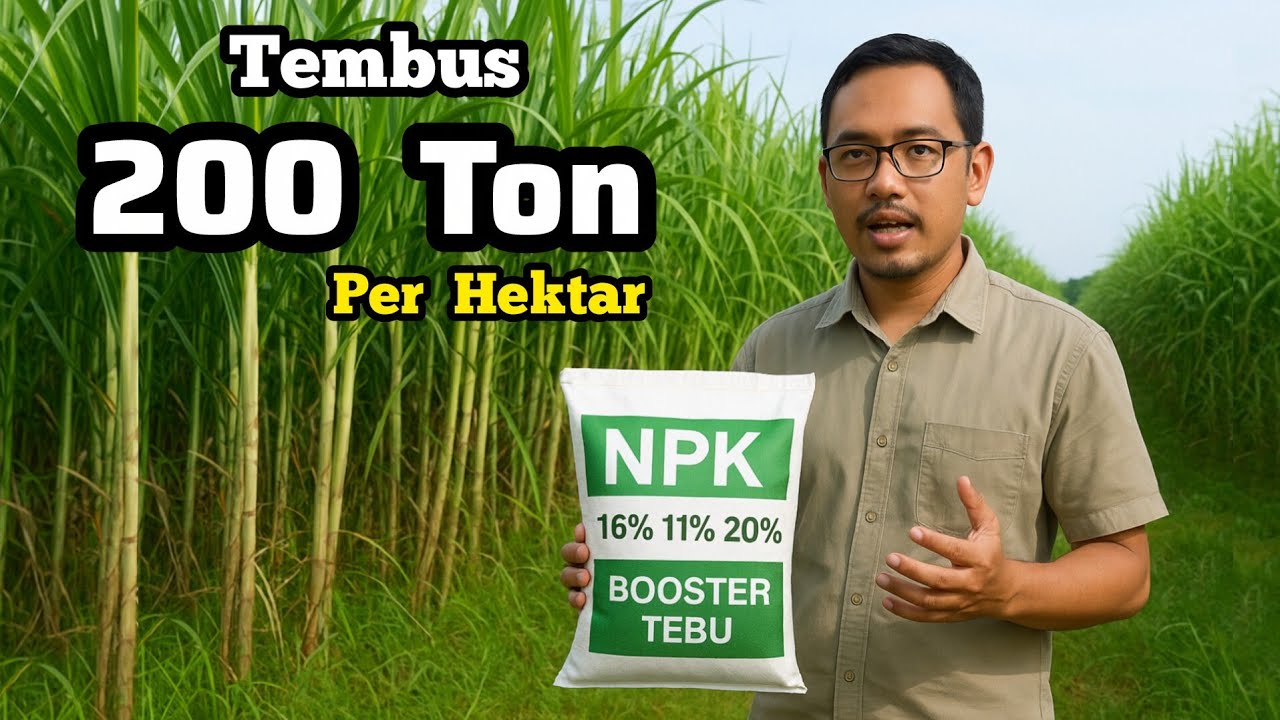 ‼️Racik Pupuk Tebu‼️Hasil Panen Naik 200 Ton Per Hektar‼️Peluang Usaha Bisnis Tani Yg Menjanjikan‼️