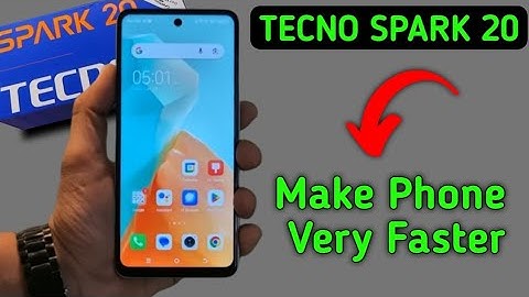 Tecno Spark 20 Slow phone ko fast kaise banaye, how to make phone very faster in tecno, slow phone p