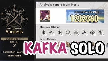 [Honkai Star Rail] Kafka Solo Swarm Disaster Difficulty 5