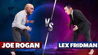 Necktie Grappling Match! Who's Right? Joe Rogan or Lex Fridman?