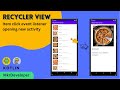 Click event listener on RecyclerView. open new activity. Android Studio | Kotlin.