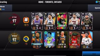Gameplay of the NBA Play-Tournament Masters in nba live mobile