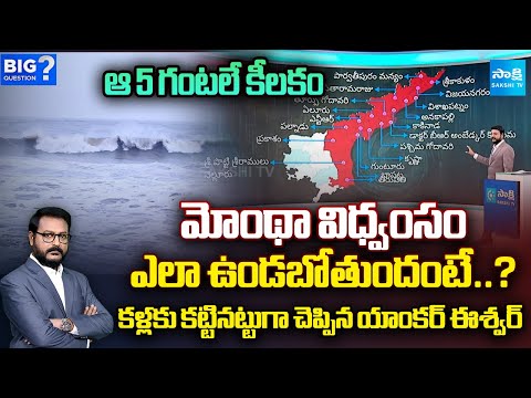 Cyclone Montha Dangerous Impact on AP | Cyclone Effecting Areas In AP | Big Question? @SakshiTV - SAKSHITV