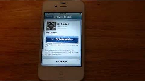 iOS 5 Beta 4 Features: Over The Air Delta Update