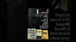 Gibson USA LP Jr DC, Kogoy MKI, Boss NS-1X, Drolo Strands, Divine Noise Curly's, FCS Deluxe Reverb