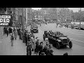 1940: Intocht Duitse troepen in Amsterdam begin Tweede Wereldoorlog - met Dam, Rokin, Muntplein