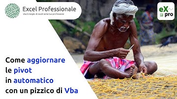 Come aggiornare le Pivot in automatico con un pizzico di Vba