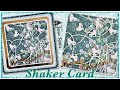 ❄ Winter Holiday Shaker Card - Shaker Pocket Technique ❄