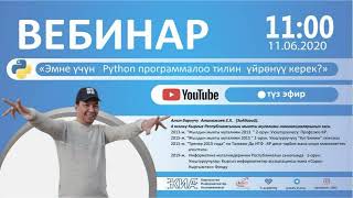 Эмне үчүн Python программалоо тилин үйрөнүү керек?