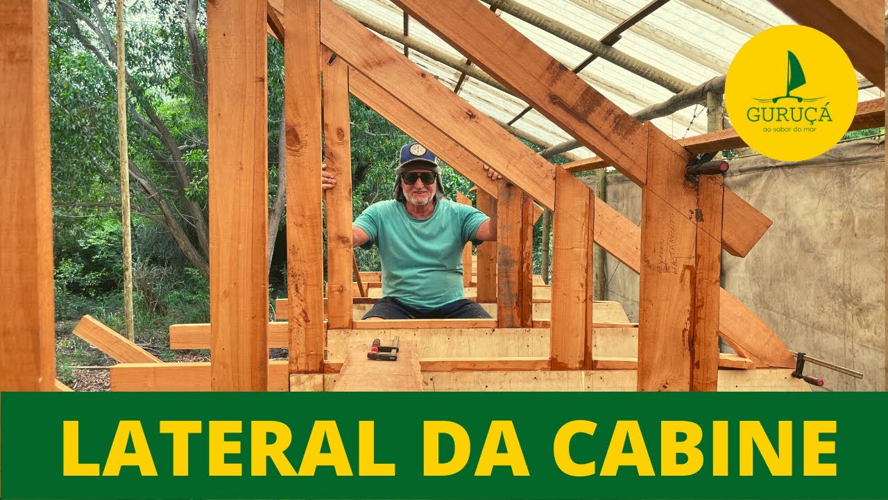 ⁣193| CONSTRUÇÃO DE VELEIRO CATAMARÃ: LATERAL DA CABINE