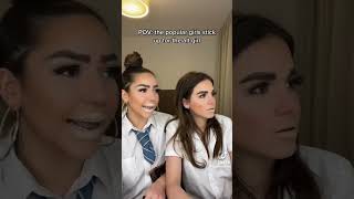 POV: The popular girl 👧 stick up for the alt girl #funny #popular