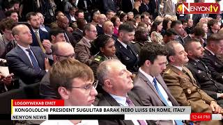 WILLIAM RUTO DELIVERS PUBLIC LECTURE AT LUISS UNIVERSITY, ROME
