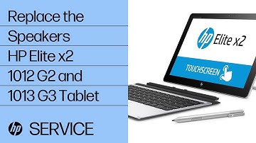 Replace the Speakers | HP Elite x2 1012 G2 and 1013 G3 Tablet | HP Support