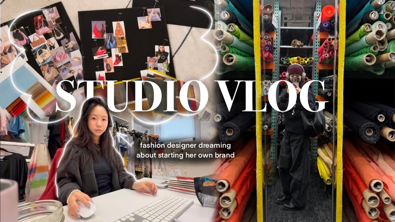 СТУДИЙНЫЙ ВИДЕОБЛОГ | Запуск собственного модного бренда параллельно с моей основной работой в ка...