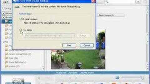 Backup Your Photos To DVD/CD Using Picasa 2