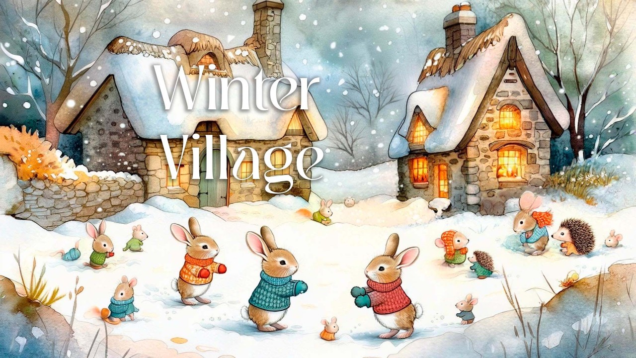 Everyday Magic ❄ A Peaceful Path Through the Village | Gentle Storybook Folk Music