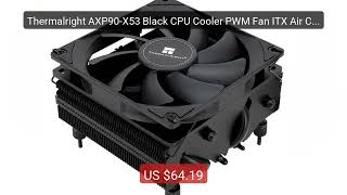Thermalright AXP90-X53 Black CPU Cooler PWM Fan ITX Air Cooler... — Best Buy 2026 | Great Quality!