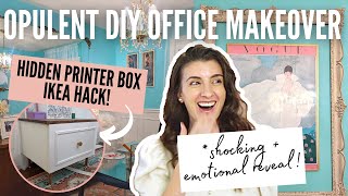 *elegant* diy vintage office makeover | EPIC BEFORE + AFTER! | DIY Danie