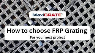 How to choose FRP grating