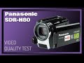 Video Quality Test Panasonic SDR-H80 video camera
