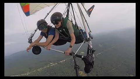 Barbara Dunson Hang Gliding at Lookout Mountain Fl...