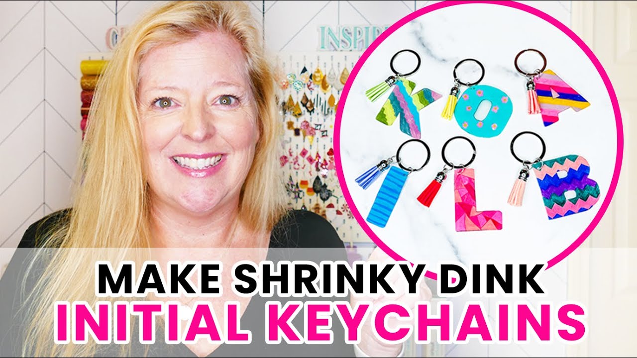 DIY Shrinky Dinks on a Cricut  Make Easy Plastic Charm Earrings and  Keychains! 