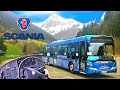 Scania omnilink  pov drive alpes france