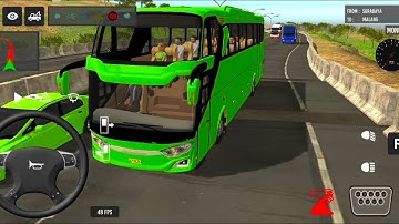 Indonesia Coach bus driving | Euro bus simulator 2025 Android gameplay part 174