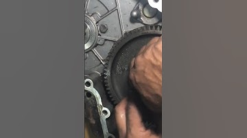 Timing gear installation Perkins engine