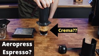 How to Make Espresso Style Coffee with an Aeropress. Quick, Easy, Simple.