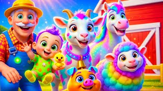 Old MacDonald Had a Farm E-I-E-I-O 🚜 | 3D Animal Sounds Song | Cocomellon