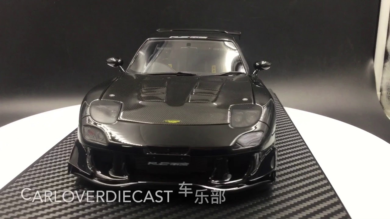 Ignition Model 1 18 Mazda Rx 7 Fd3s Re Amemiya Black En Wheel Ig1047 Youtube