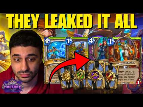 ALL CLASS SET CARDS ARE LEAKED | Hearthstone Violet Hold thumbnail