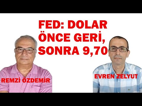 FED: Dolar Önce Geri Sonra 9,70